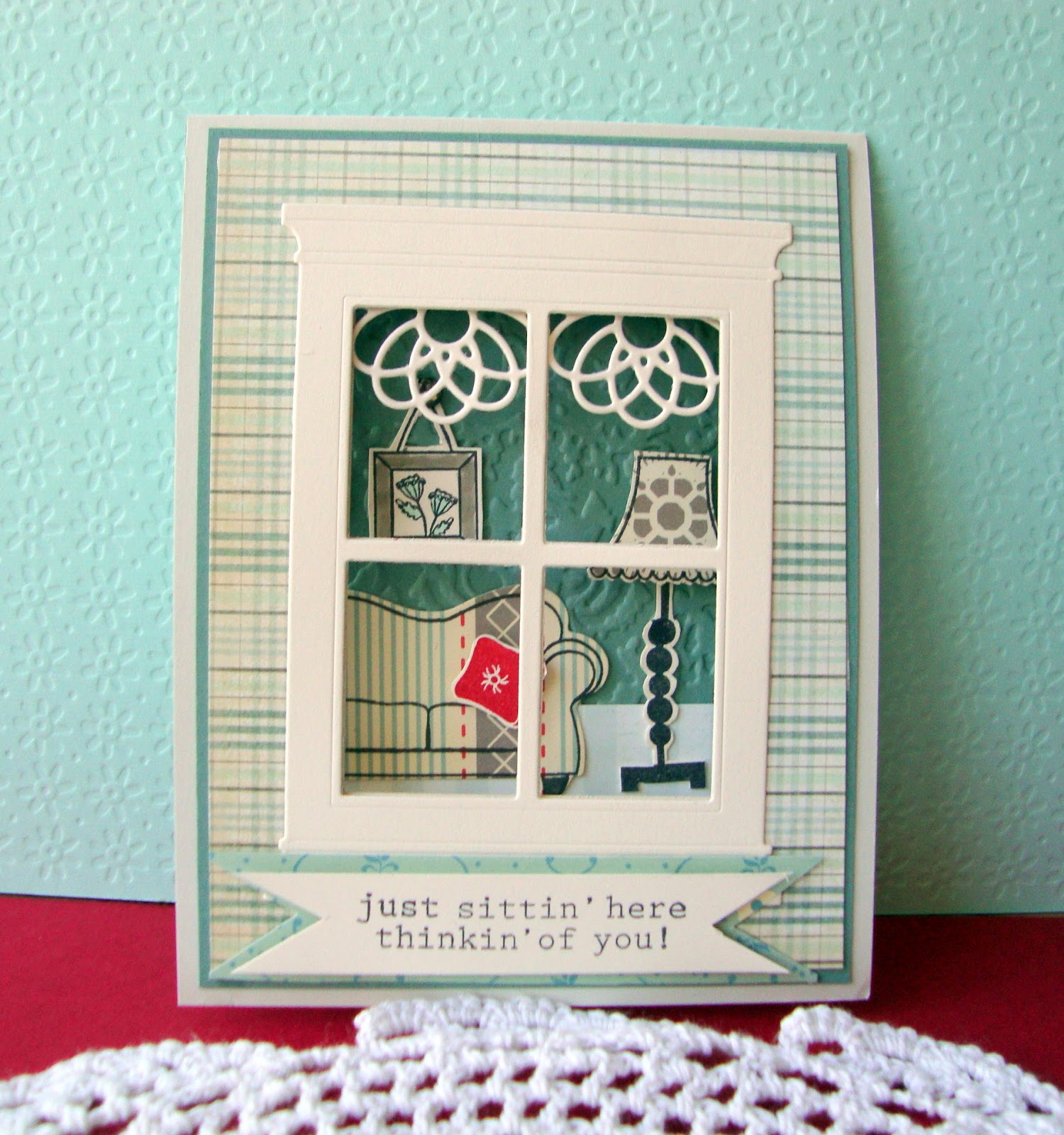 Открытка окно своими руками